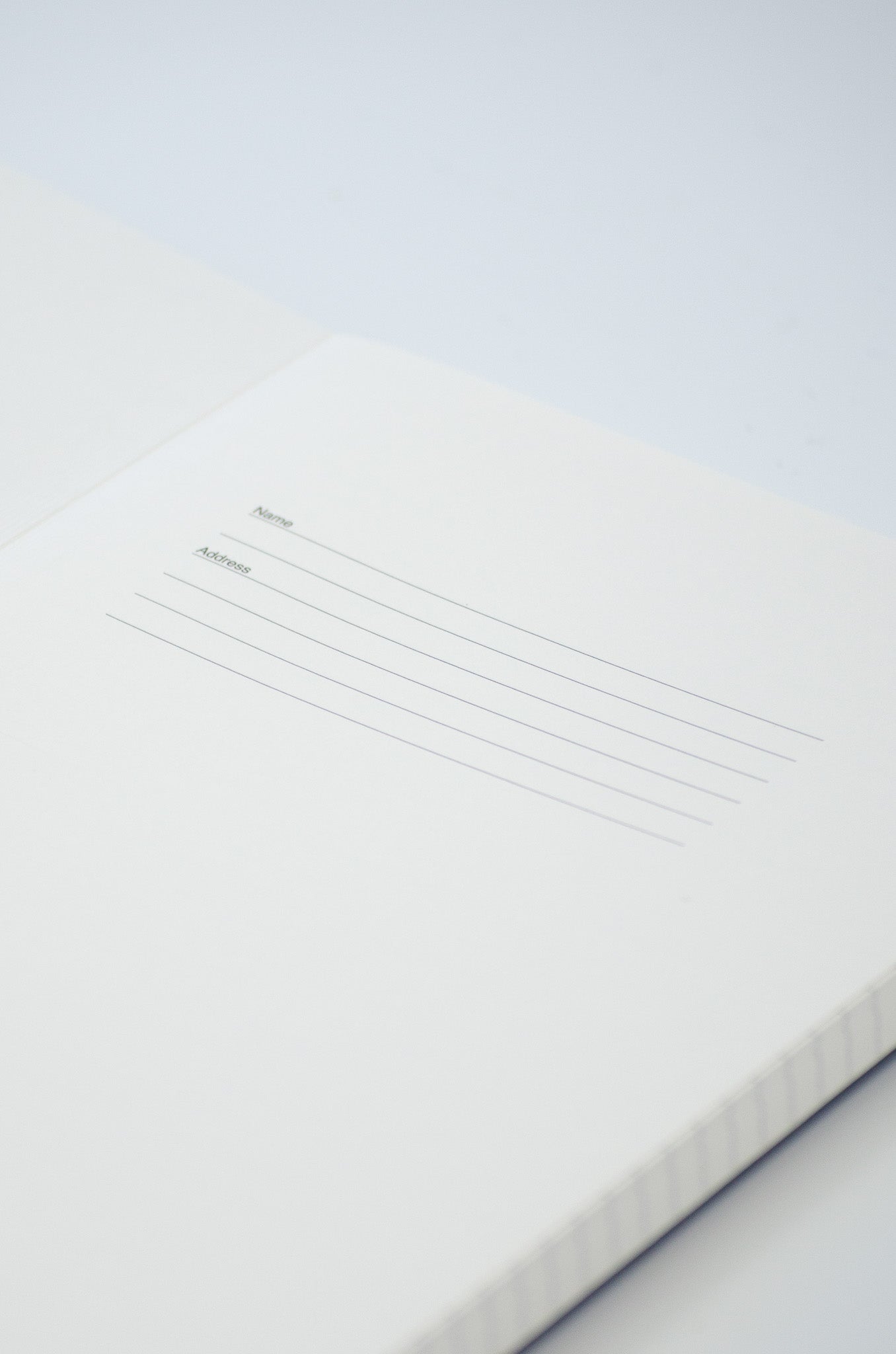 Lay-flat notebook NOTE - Blauw