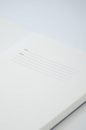 Lay-flat notebook NOTE - Blauw