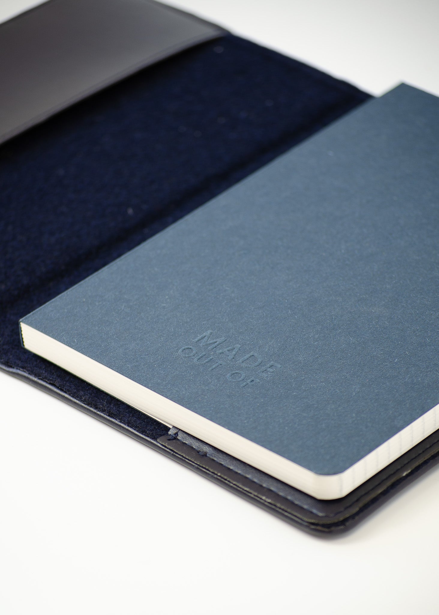 Lay-flat notebook NOTE - Blauw