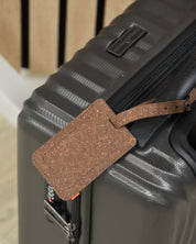 Luggage tag BERT - Brown mottled