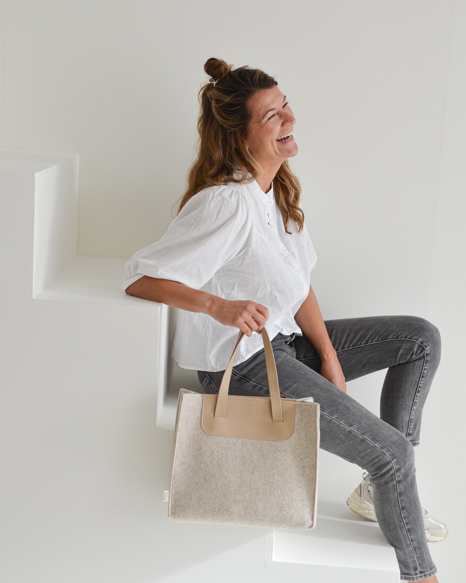 Handtas ANNE - Beige