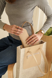 Paperbag KIEN - Beige